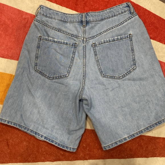3/$10 Forever 21 Distressed Denim Shorts 27 shredded - Picture 6 of 6